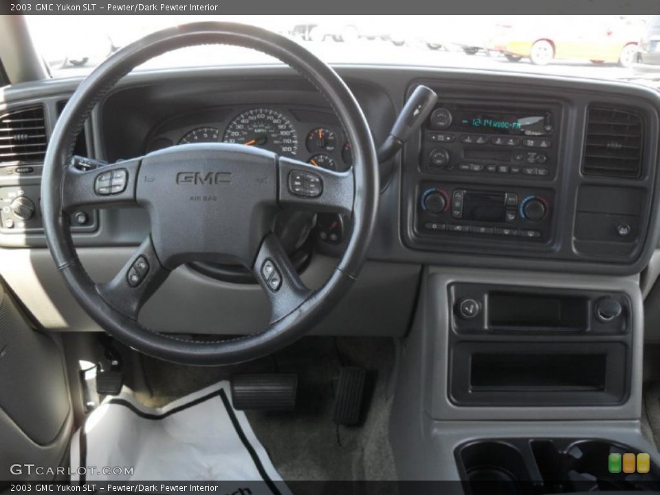 Pewter/Dark Pewter Interior Dashboard for the 2003 GMC Yukon SLT #46406775