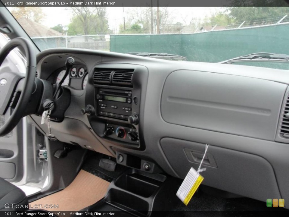 Medium Dark Flint Interior Dashboard for the 2011 Ford Ranger Sport SuperCab #46406970