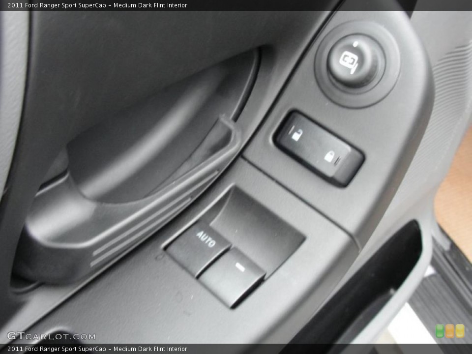 Medium Dark Flint Interior Controls for the 2011 Ford Ranger Sport SuperCab #46407021