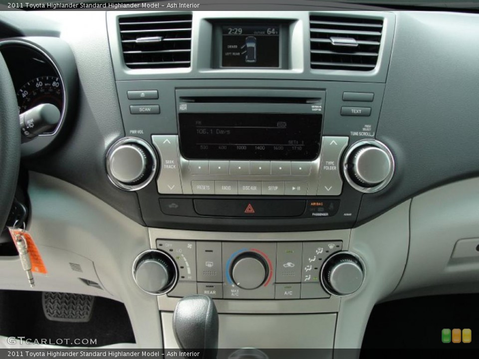 Ash Interior Controls for the 2011 Toyota Highlander  #46409721