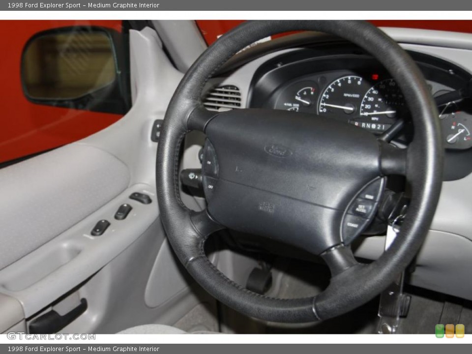 Medium Graphite Interior Steering Wheel for the 1998 Ford Explorer Sport #46410321