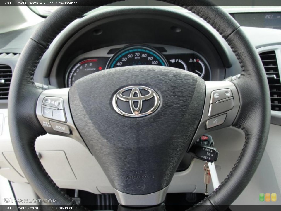 Light Gray Interior Steering Wheel for the 2011 Toyota Venza I4 #46410327