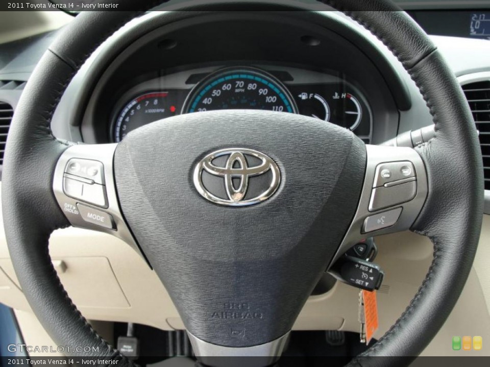 Ivory Interior Steering Wheel for the 2011 Toyota Venza I4 #46410861