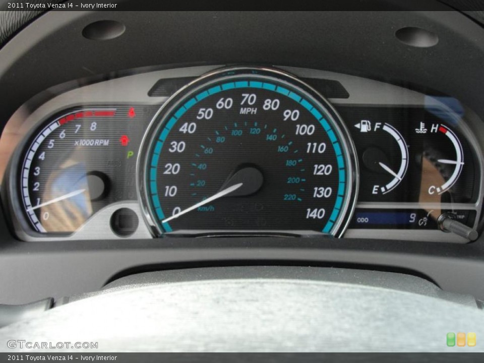 Ivory Interior Gauges for the 2011 Toyota Venza I4 #46410870