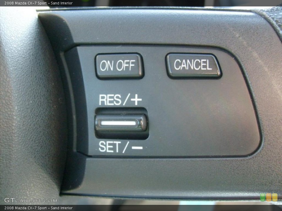 Sand Interior Controls for the 2008 Mazda CX-7 Sport #46411569