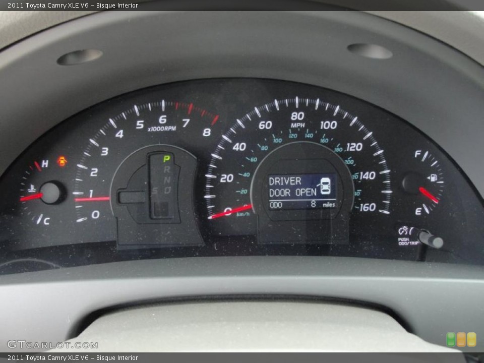 Bisque Interior Gauges for the 2011 Toyota Camry XLE V6 #46411929