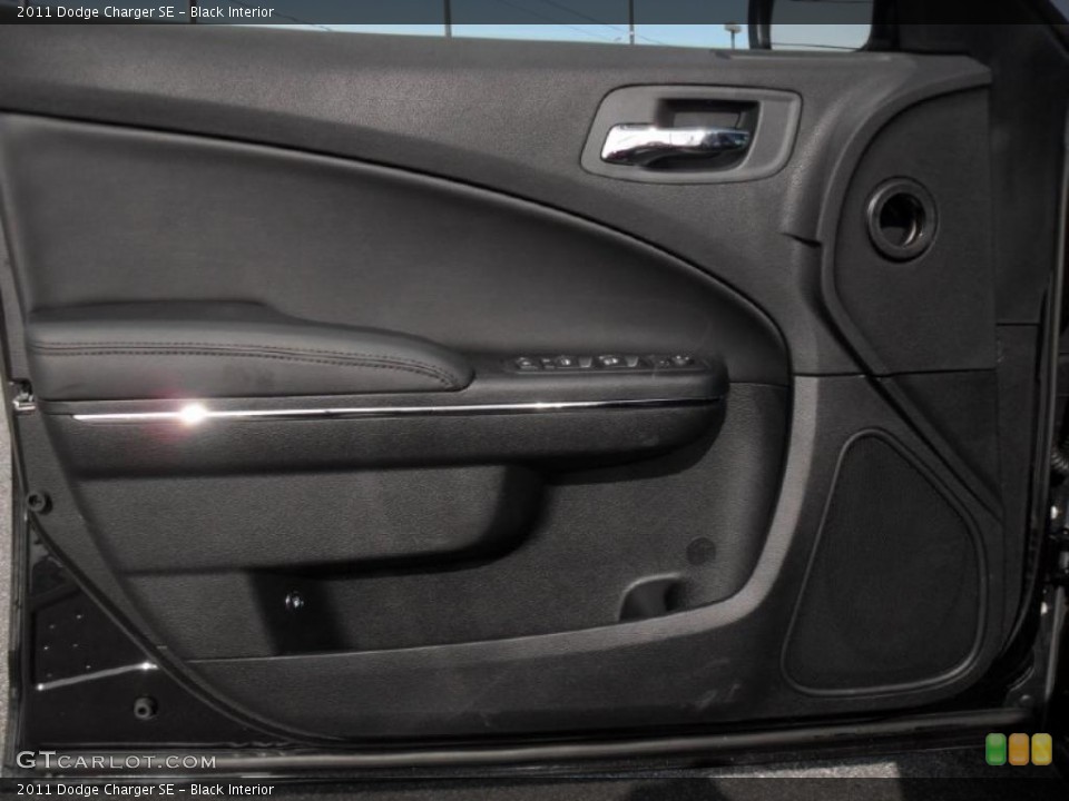 Black Interior Door Panel for the 2011 Dodge Charger SE #46412427