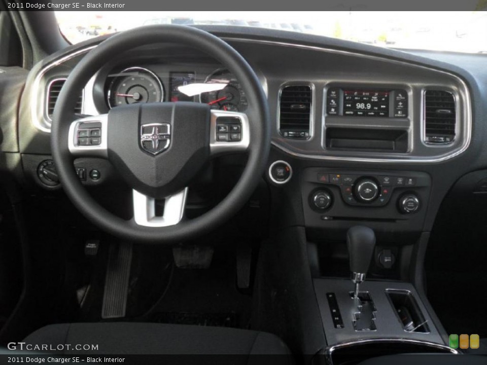 Black Interior Dashboard for the 2011 Dodge Charger SE #46412529