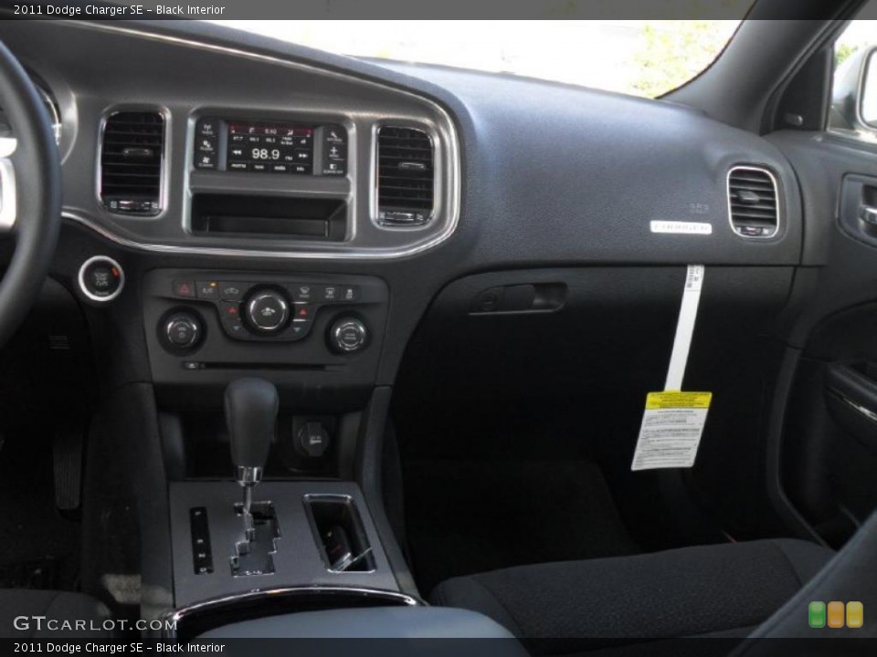 Black Interior Dashboard for the 2011 Dodge Charger SE #46412544