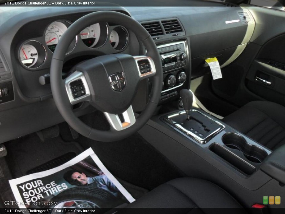 Dark Slate Gray Interior Prime Interior for the 2011 Dodge Challenger SE #46413000