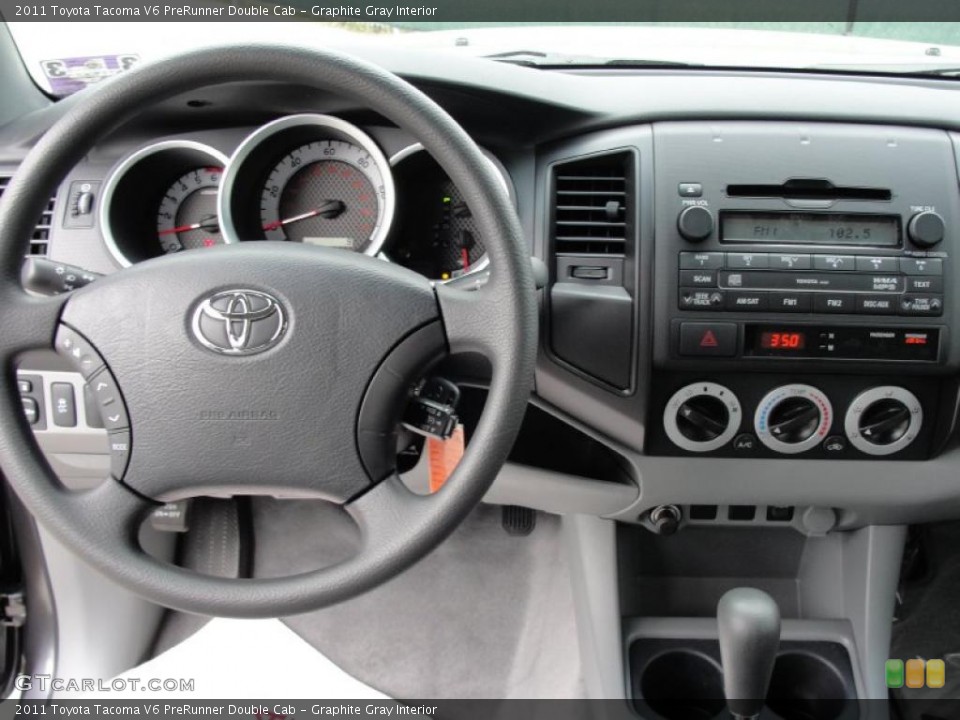 Graphite Gray Interior Dashboard for the 2011 Toyota Tacoma V6 PreRunner Double Cab #46413420
