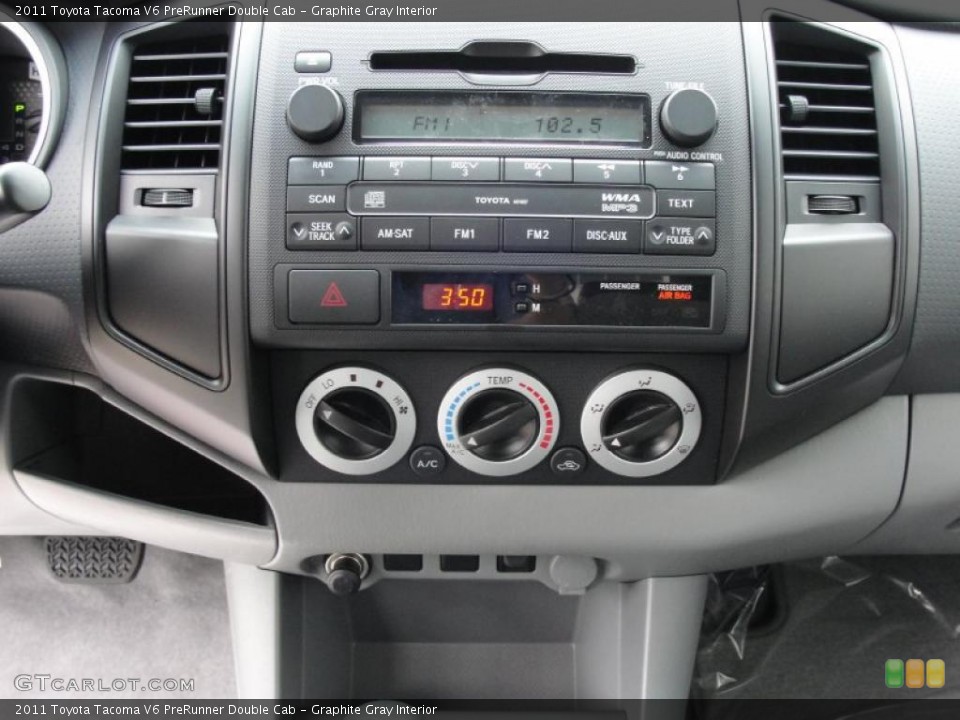 Graphite Gray Interior Dashboard for the 2011 Toyota Tacoma V6 PreRunner Double Cab #46413435