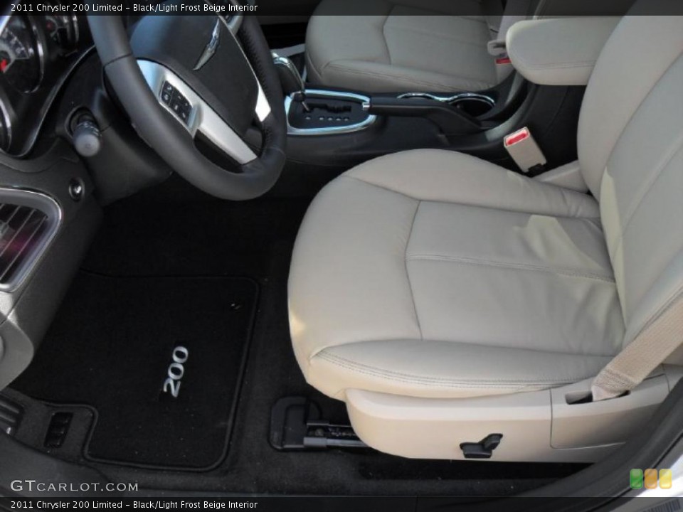 Black/Light Frost Beige Interior Photo for the 2011 Chrysler 200 Limited #46413486