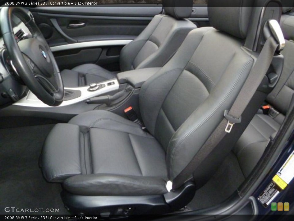 Black Interior Photo for the 2008 BMW 3 Series 335i Convertible #46413543