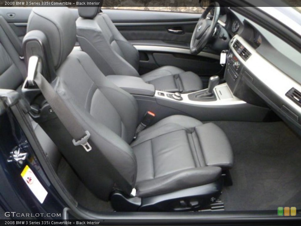 Black Interior Photo for the 2008 BMW 3 Series 335i Convertible #46413792