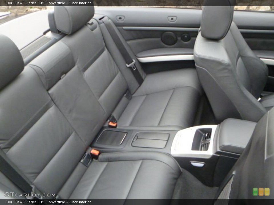 Black Interior Photo for the 2008 BMW 3 Series 335i Convertible #46413837