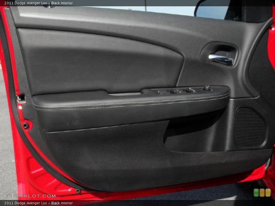 Black Interior Door Panel for the 2011 Dodge Avenger Lux #46414239