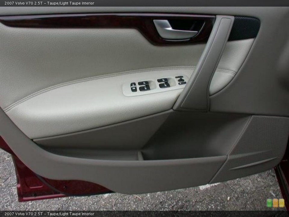 Taupe/Light Taupe Interior Door Panel for the 2007 Volvo V70 2.5T #46414383