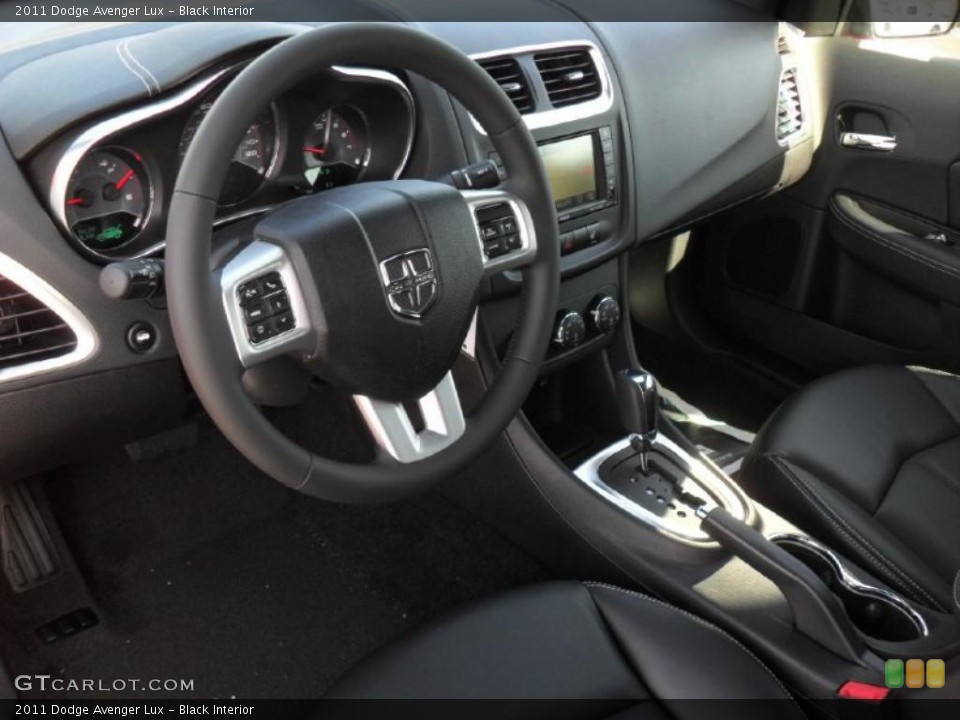Black Interior Prime Interior for the 2011 Dodge Avenger Lux #46414464