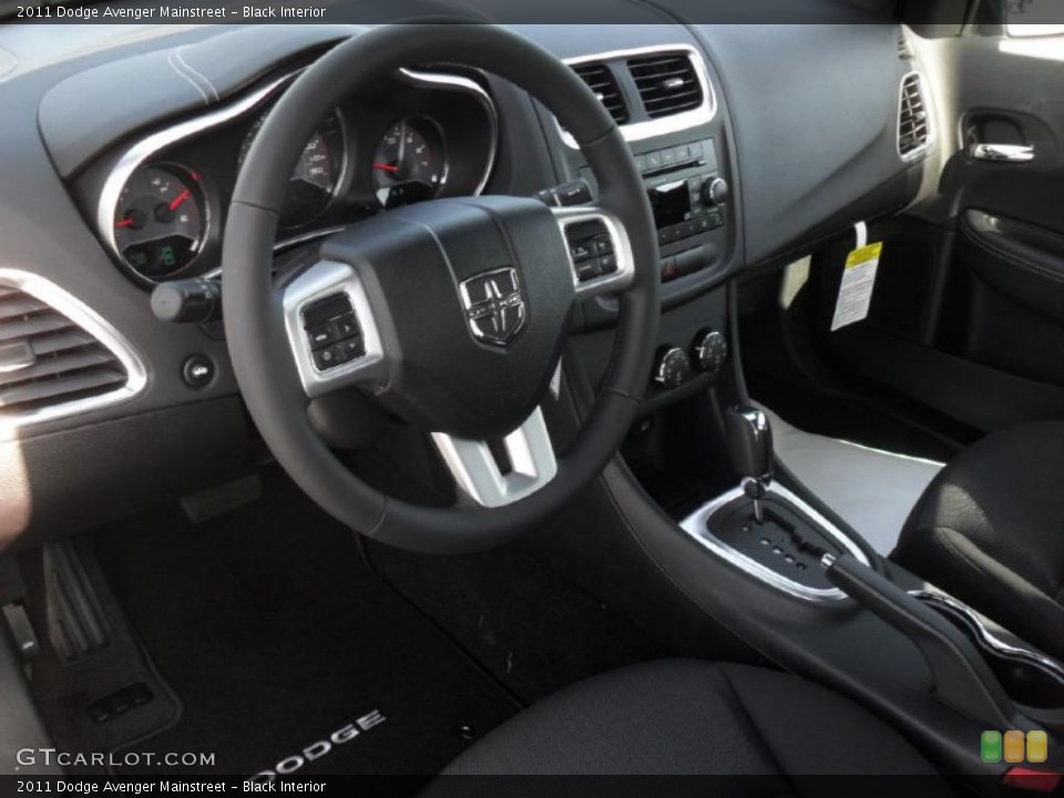 Black Interior Prime Interior for the 2011 Dodge Avenger Mainstreet #46414806