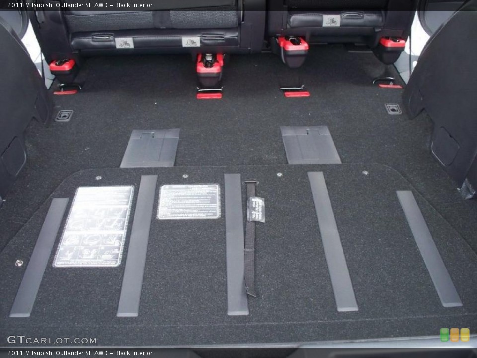 Black Interior Trunk for the 2011 Mitsubishi Outlander SE AWD #46415433