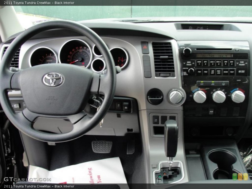 Black Interior Dashboard for the 2011 Toyota Tundra CrewMax #46417632