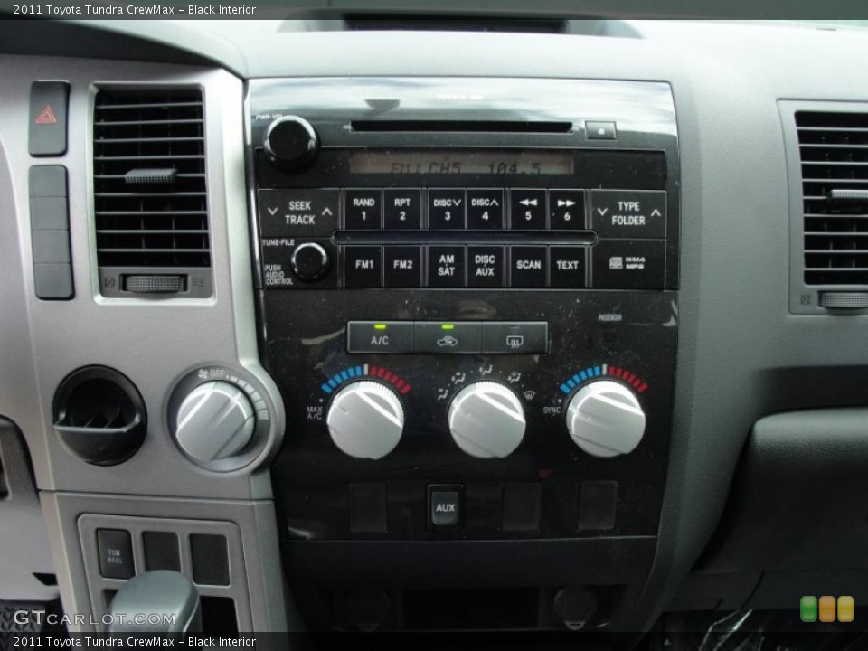 Black Interior Controls for the 2011 Toyota Tundra CrewMax #46417641