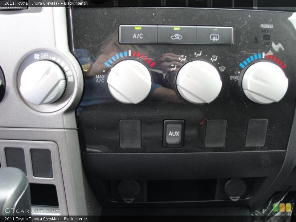 Black Interior Controls for the 2011 Toyota Tundra CrewMax #46417677
