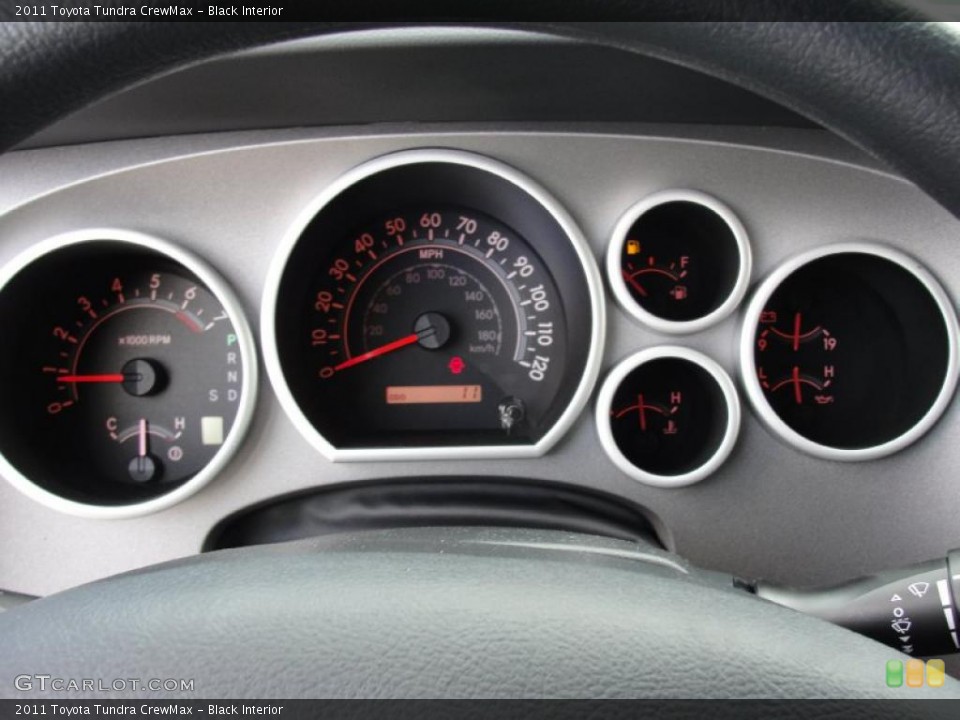 Black Interior Gauges for the 2011 Toyota Tundra CrewMax #46417740