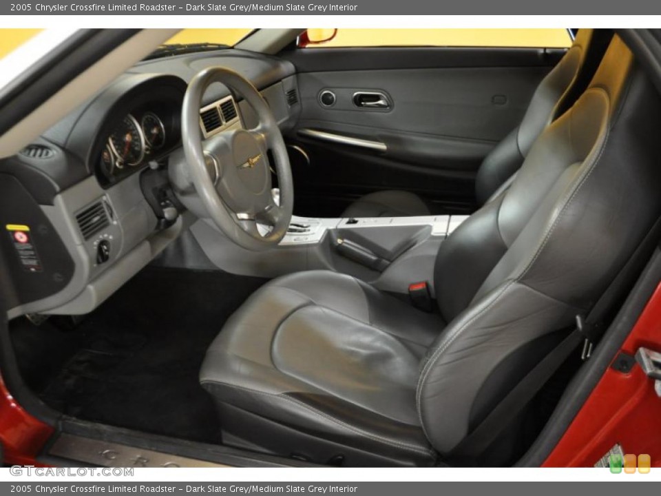 Dark Slate Grey/Medium Slate Grey Interior Photo for the 2005 Chrysler Crossfire Limited Roadster #46418062