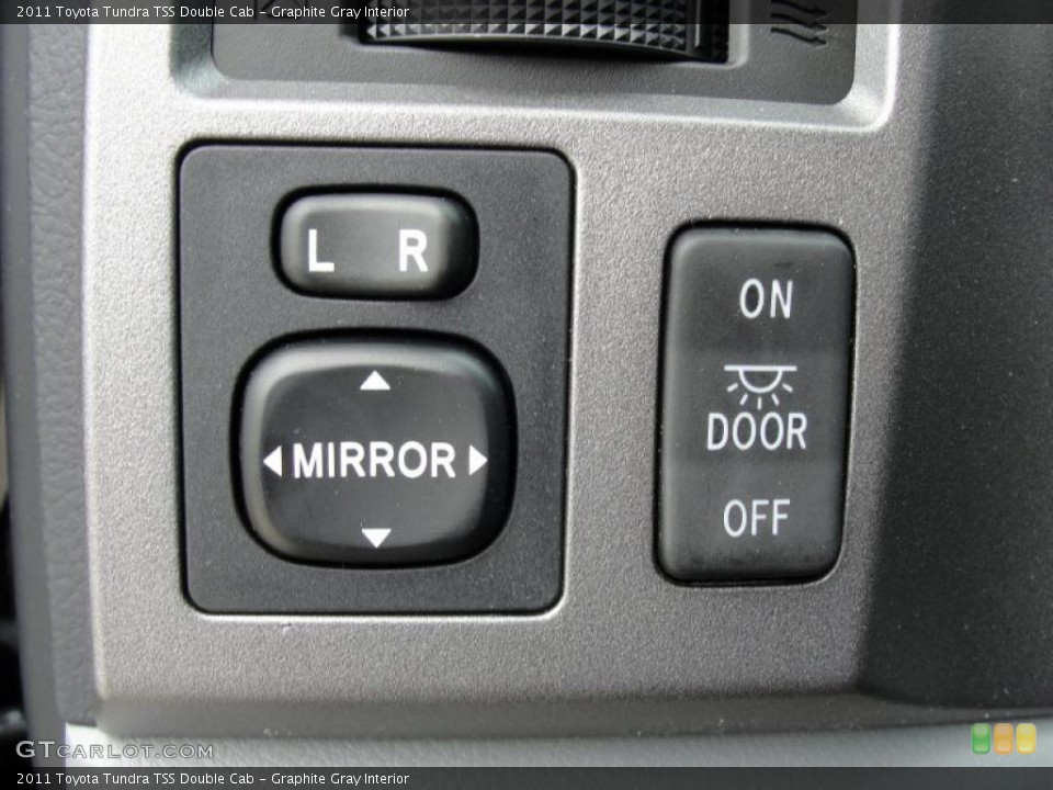 Graphite Gray Interior Controls for the 2011 Toyota Tundra TSS Double Cab #46419807