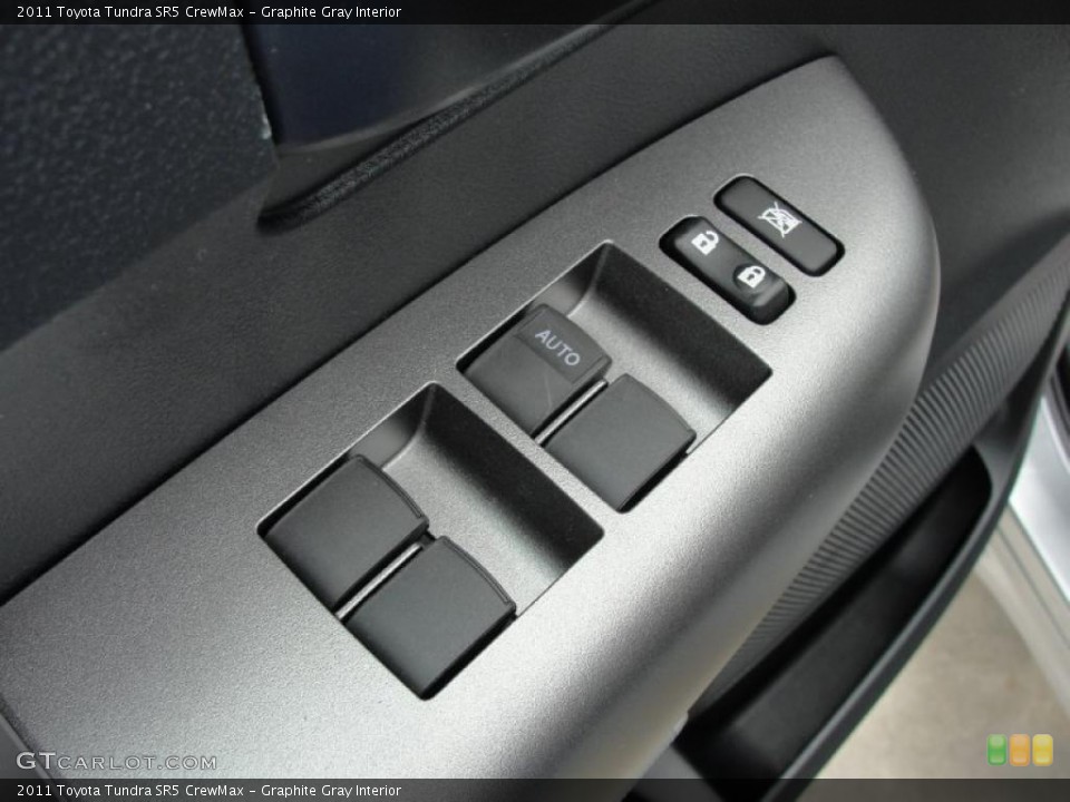 Graphite Gray Interior Controls for the 2011 Toyota Tundra SR5 CrewMax #46420125