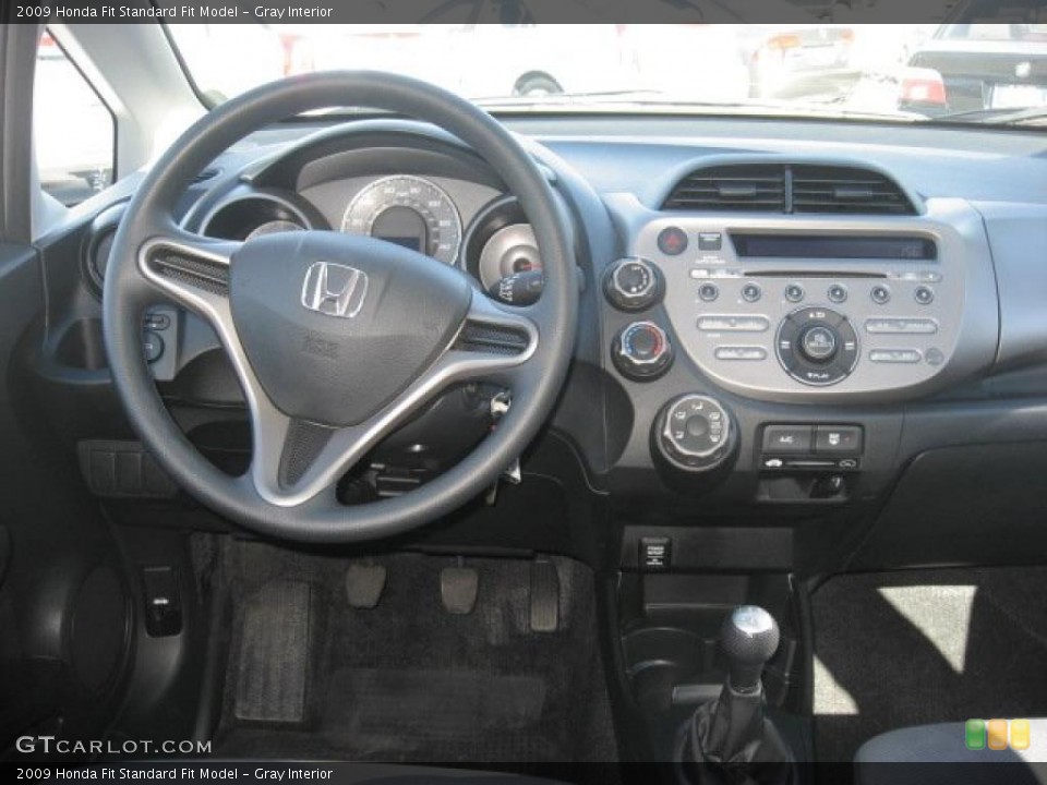 Gray Interior Dashboard for the 2009 Honda Fit  #46420203