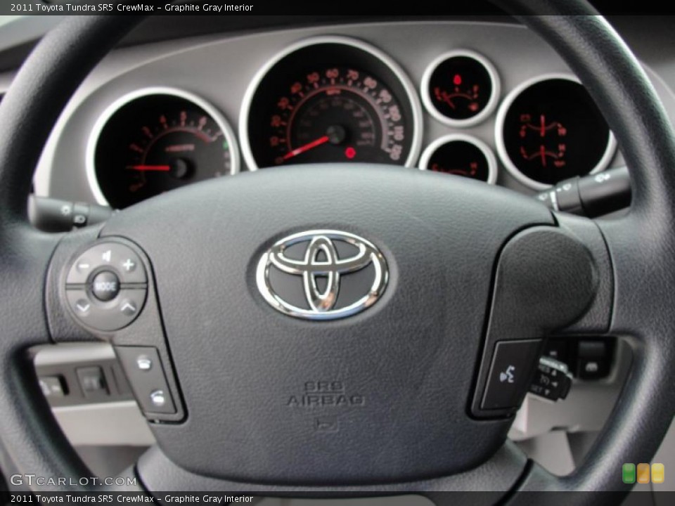 Graphite Gray Interior Steering Wheel for the 2011 Toyota Tundra SR5 CrewMax #46420293