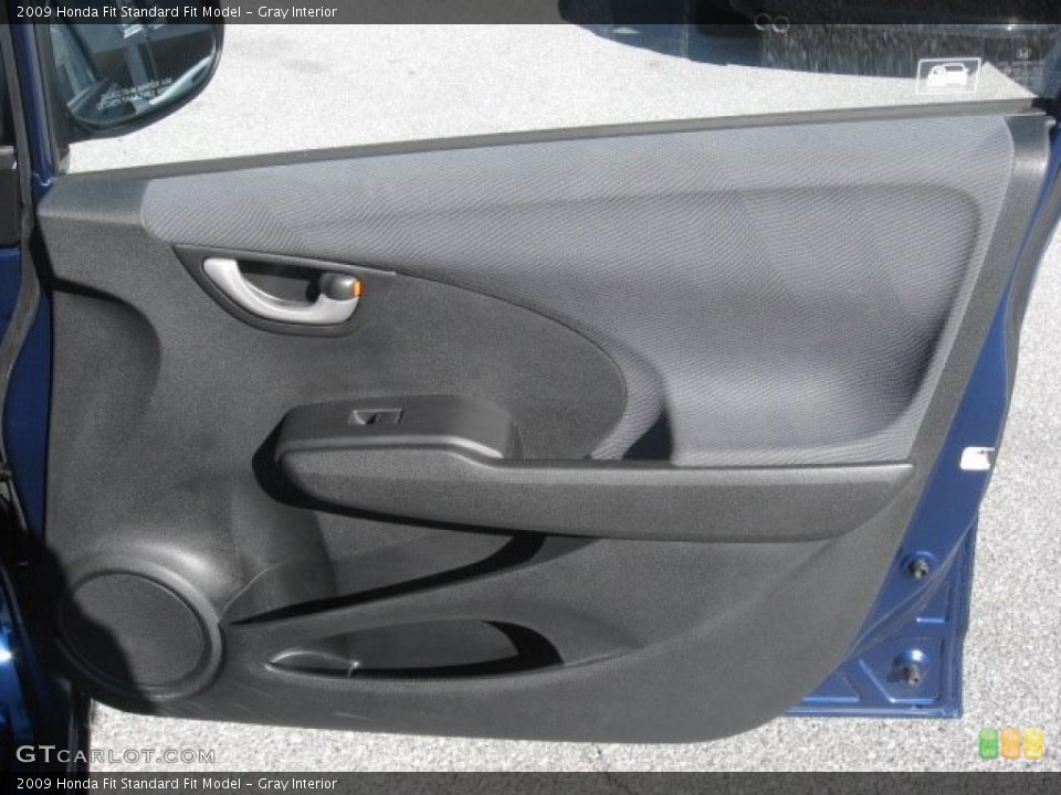 Gray Interior Door Panel for the 2009 Honda Fit  #46420389