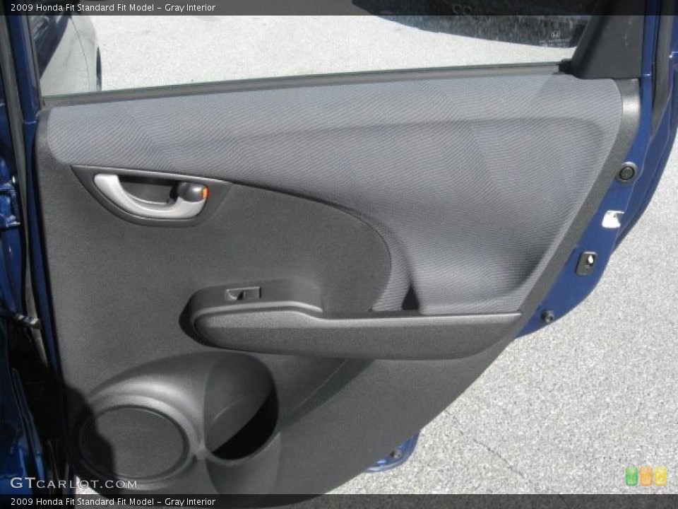Gray Interior Door Panel for the 2009 Honda Fit  #46420419