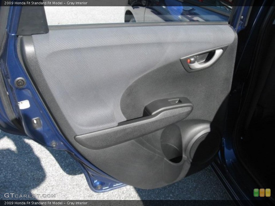 Gray Interior Door Panel for the 2009 Honda Fit  #46420443