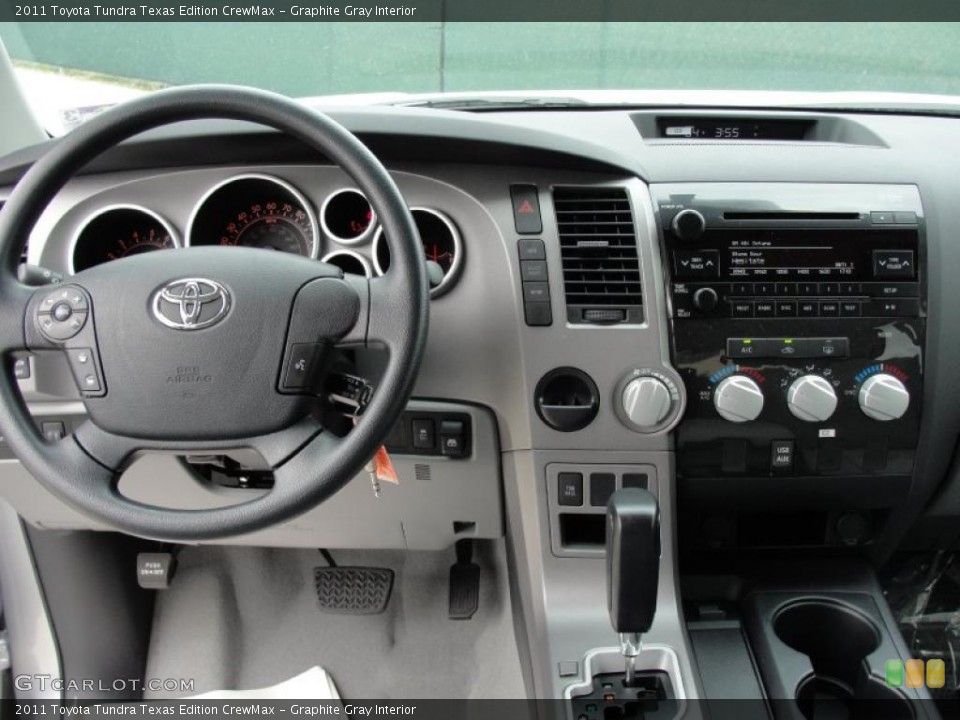 Graphite Gray Interior Dashboard for the 2011 Toyota Tundra Texas Edition CrewMax #46421754