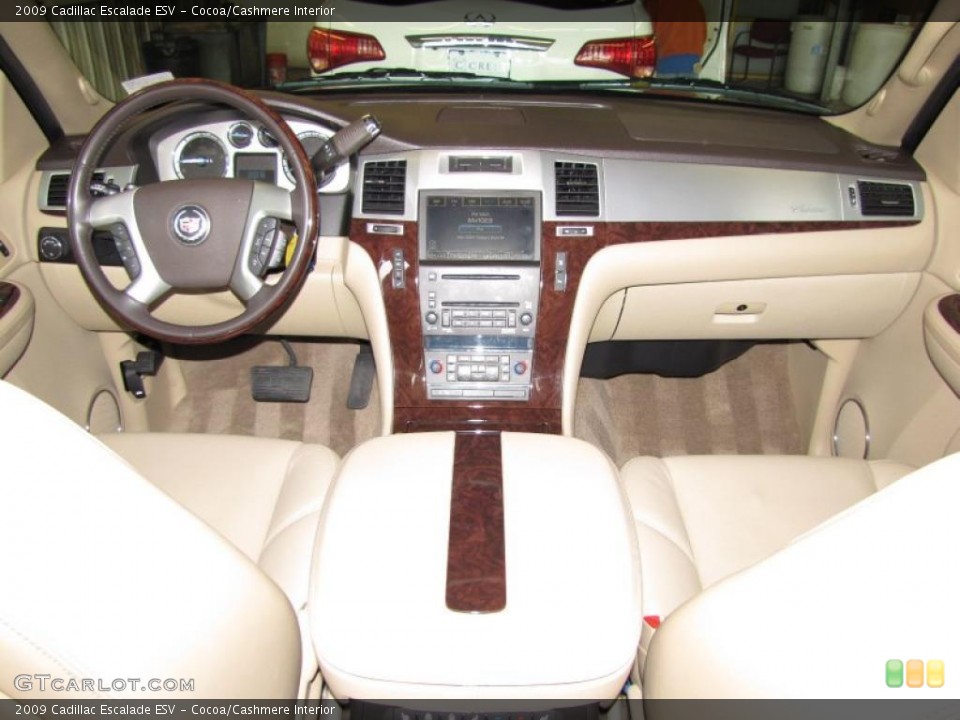 Cocoa/Cashmere Interior Dashboard for the 2009 Cadillac Escalade ESV #46422543