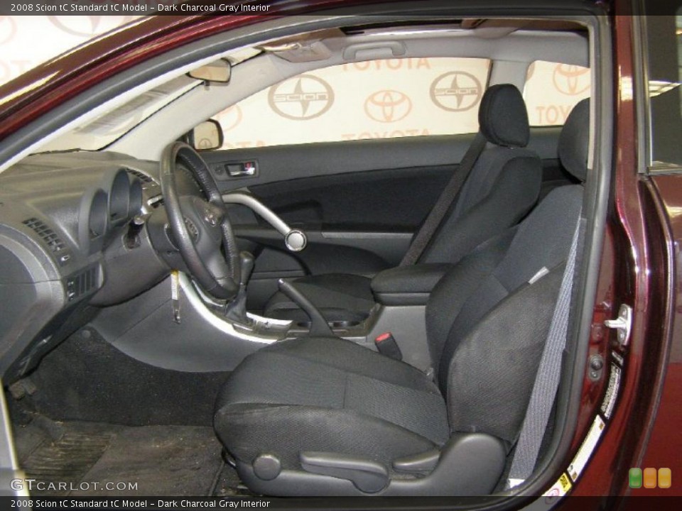 Dark Charcoal Gray Interior Photo for the 2008 Scion tC  #46422852