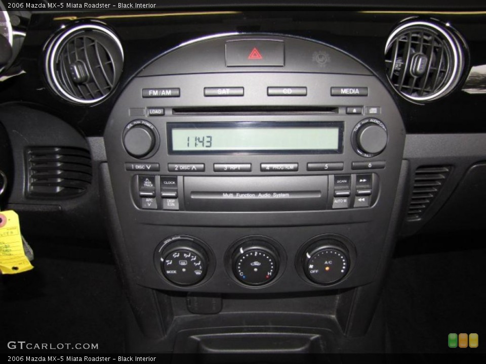 Black Interior Controls for the 2006 Mazda MX-5 Miata Roadster #46422903