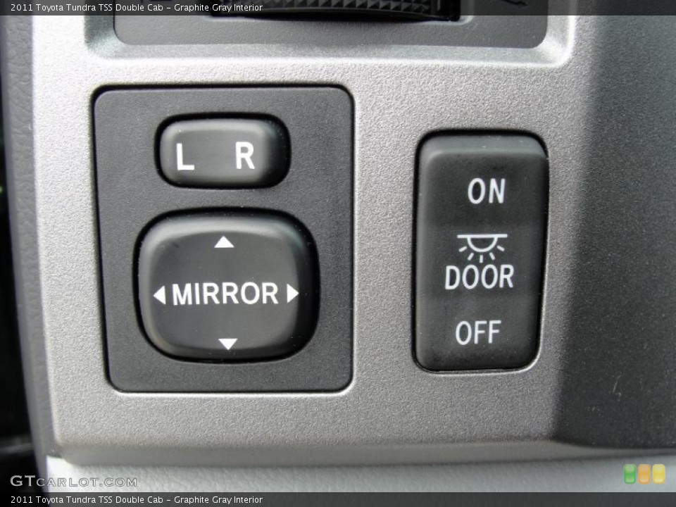 Graphite Gray Interior Controls for the 2011 Toyota Tundra TSS Double Cab #46422963