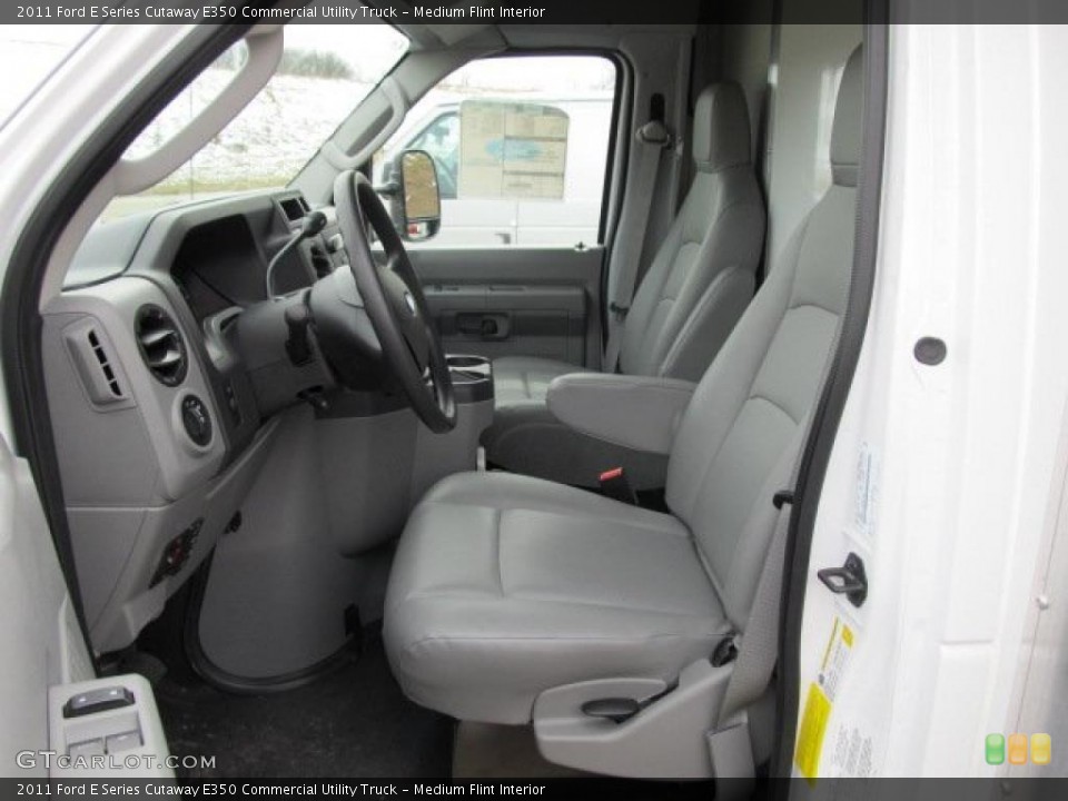 Medium Flint Interior Photo for the 2011 Ford E Series Cutaway E350 Commercial Utility Truck #46424553