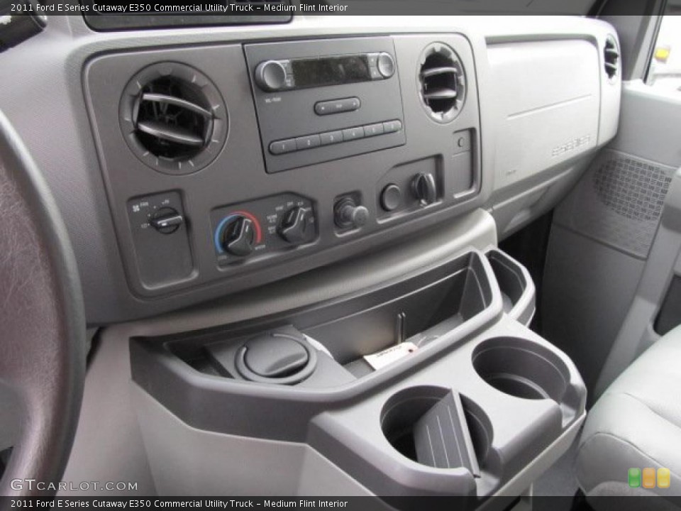 Medium Flint Interior Controls for the 2011 Ford E Series Cutaway E350 Commercial Utility Truck #46424580