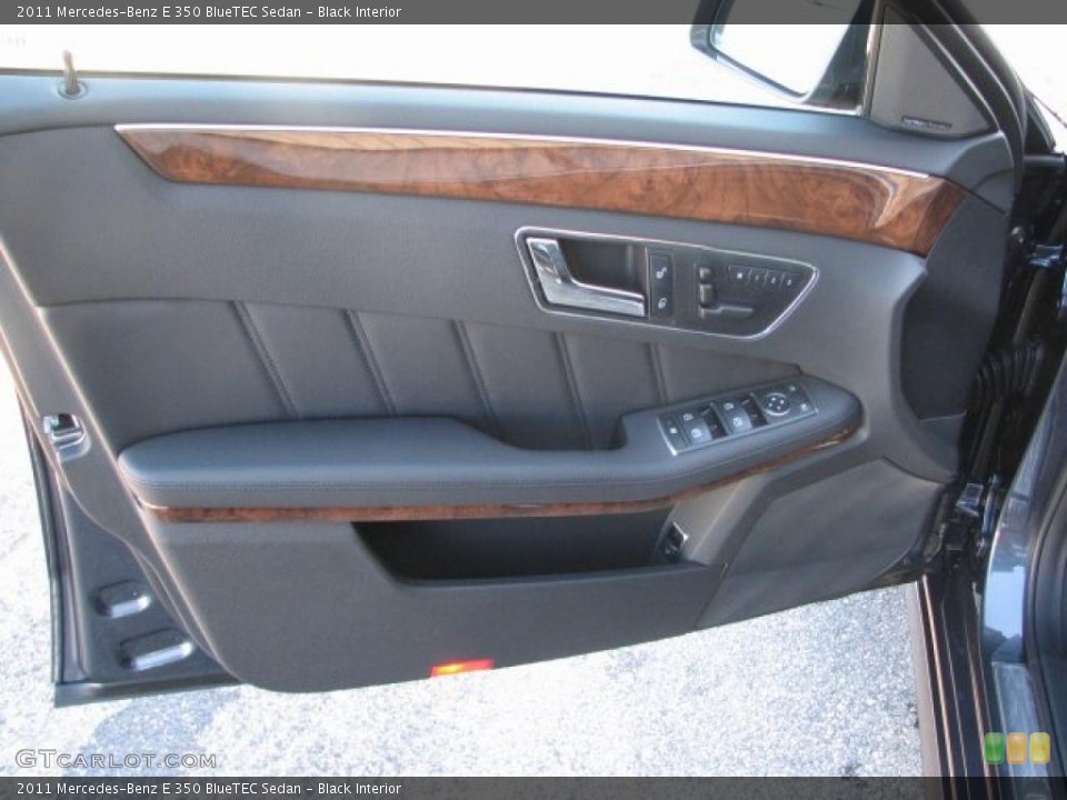 Black Interior Door Panel for the 2011 Mercedes-Benz E 350 BlueTEC Sedan #46424961