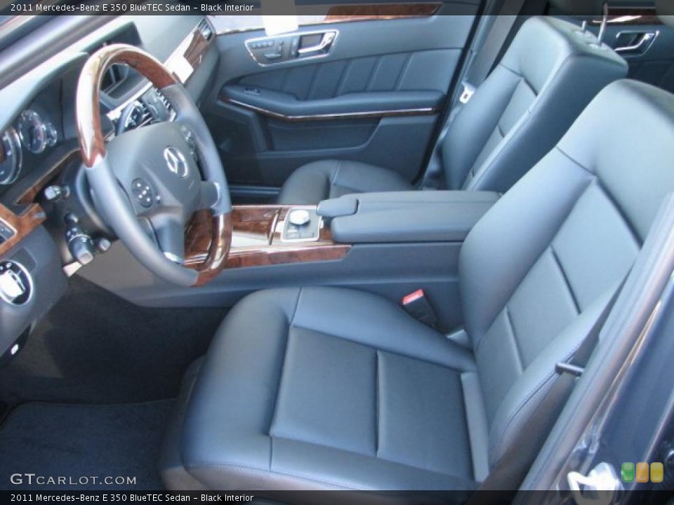 Black Interior Photo for the 2011 Mercedes-Benz E 350 BlueTEC Sedan #46424973