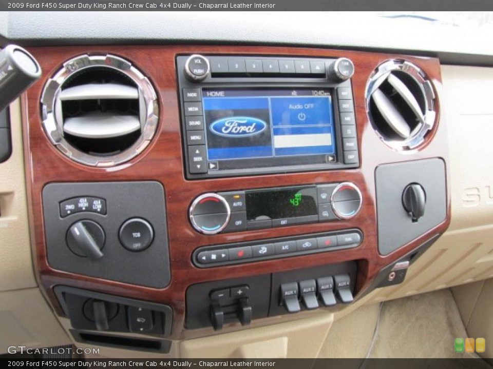 Chaparral Leather Interior Controls for the 2009 Ford F450 Super Duty King Ranch Crew Cab 4x4 Dually #46427187
