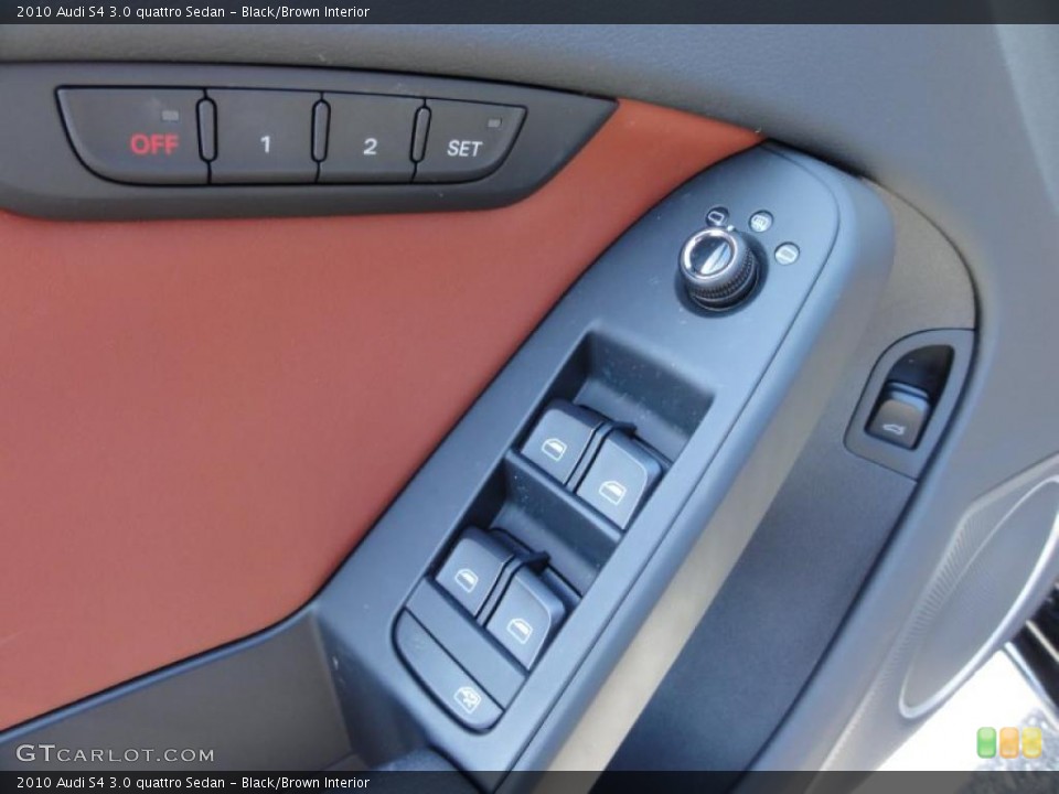 Black/Brown Interior Controls for the 2010 Audi S4 3.0 quattro Sedan #46427532