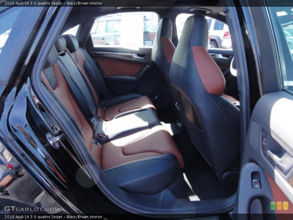 Black/Brown Interior Photo for the 2010 Audi S4 3.0 quattro Sedan #46427661