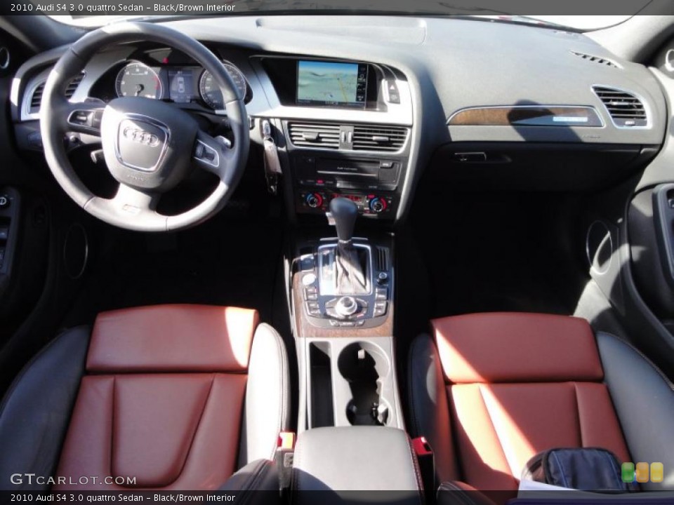 Black/Brown Interior Dashboard for the 2010 Audi S4 3.0 quattro Sedan #46427715